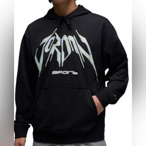 Professional Athletes Jordan Sport Dri-Fit Black Graphic Hoodie Black-Size XL